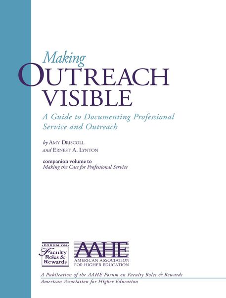 Produktbild: Making Outreach Visible