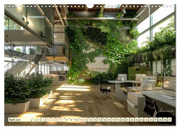 Produktbild: Biophilic Design - Verbundenheit mit der Natur (Wandkalender 2026 DIN A3 quer), CALVENDO Monatskalender