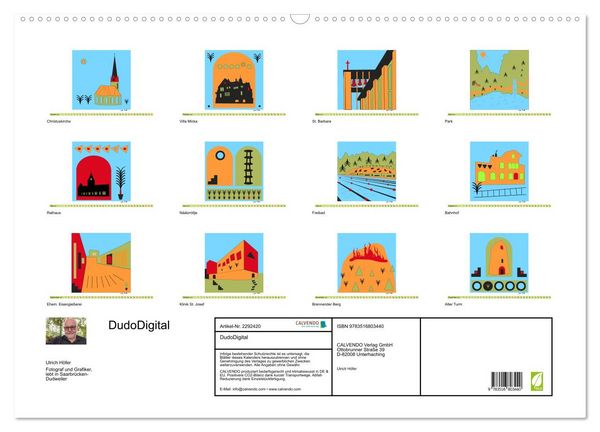 Produktbild: DudoDigital (Wandkalender 2027 DIN A2 quer), CALVENDO Monatskalender