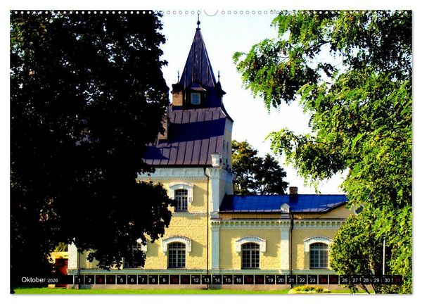 Produktbild: Traumschl&ouml;sser in Lettland (hochwertiger Premium Wandkalender 2026 DIN A2 quer), Kunstdruck in Hochglanz