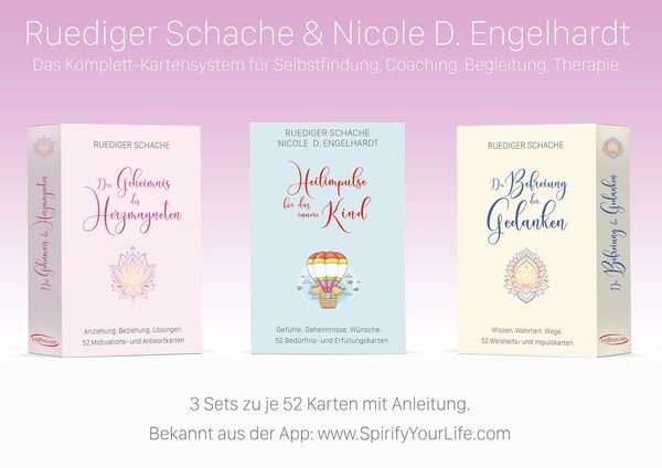 Produktbild: Therapiekarten-Set aus 3 x 52 Karten mit Anleitung