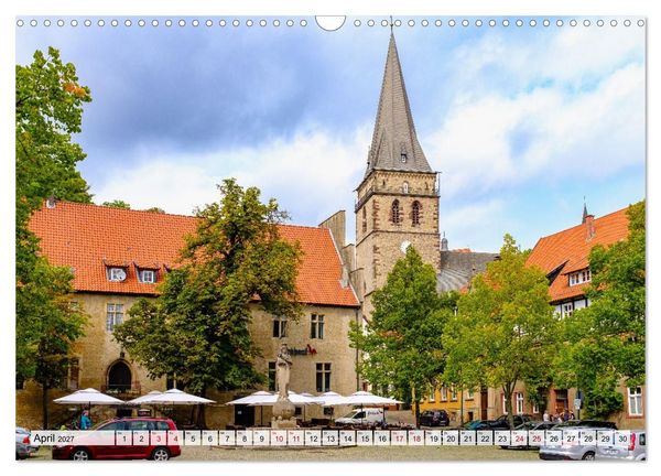 Produktbild: Ein Blick auf die Hansestadt Warburg (Wandkalender 2027 DIN A3 quer), CALVENDO Monatskalender