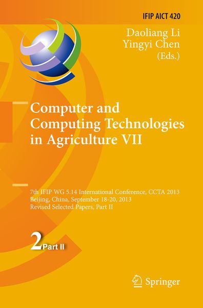 Produktbild: Computer and Computing Technologies in Agriculture VII