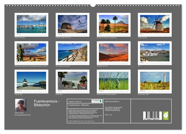 Produktbild: Fuerteventura - Bildsch&ouml;n (Wandkalender 2026 DIN A2 quer), CALVENDO Monatskalender