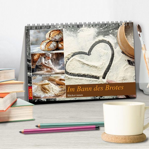 Produktbild: Im Bann des Brotes - B&auml;cker:innen (Tischkalender 2026 DIN A5 quer), CALVENDO Monatskalender