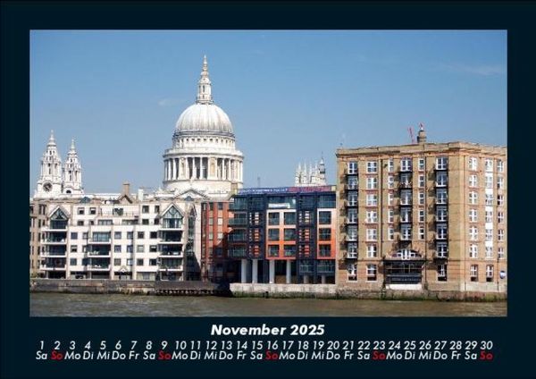 Produktbild: London 2025 Fotokalender DIN A5