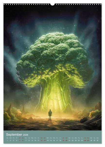 Produktbild: Food Fusion Fantasies (High Quality Premium Wall Calendar 2026 DIN A2 portrait),CALVENDO 12 Month Wall Calendar