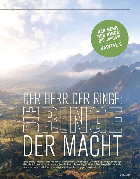 Produktbild: Cinema pr&auml;sentiert: Der Herr der Ringe - Die Chronik