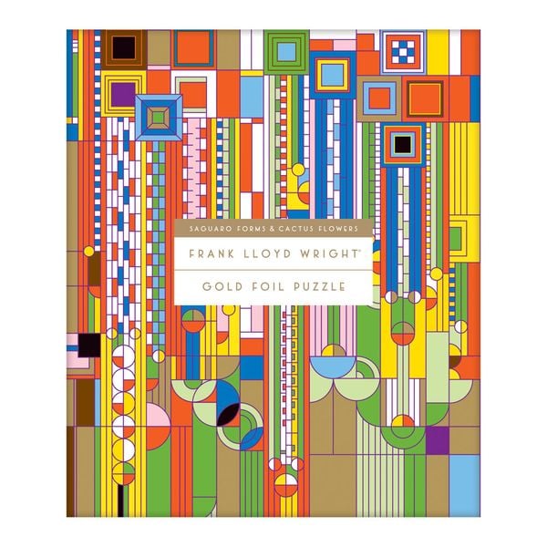 Produktbild: Frank Lloyd Wright Saguaro Cactus And Forms Foil Stamped 1000 Piece Puzzle