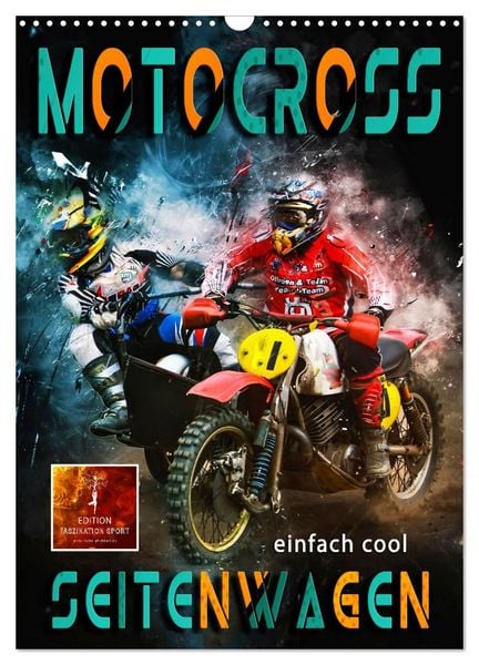 Produktbild: Motocross Seitenwagen - einfach cool (Wandkalender 2026 DIN A3 hoch), CALVENDO Monatskalender