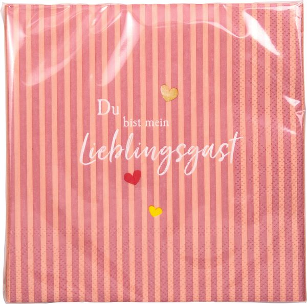 Produktbild: Servietten Lieblingsgast - F&uuml;r Lieblingsg&auml;ste