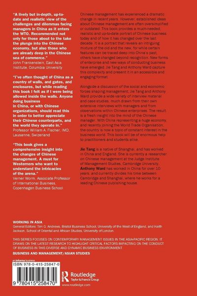 Produktbild: The Changing Face of Chinese Management