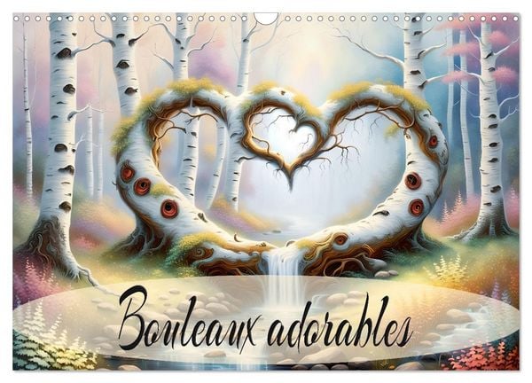Produktbild: Bouleaux adorables (Calendrier mural 2026 DIN A3 vertical), CALVENDO calendrier mensuel