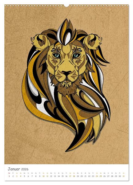 Produktbild: Fauna Fantastica (hochwertiger Premium Wandkalender 2026 DIN A2 hoch), Kunstdruck in Hochglanz