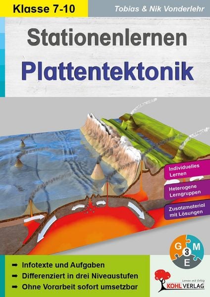 Produktbild: Stationenlernen Plattentektonik