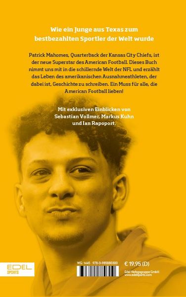 Produktbild: Patrick Mahomes  Die unglaubliche Geschichte des NFL-Superstars