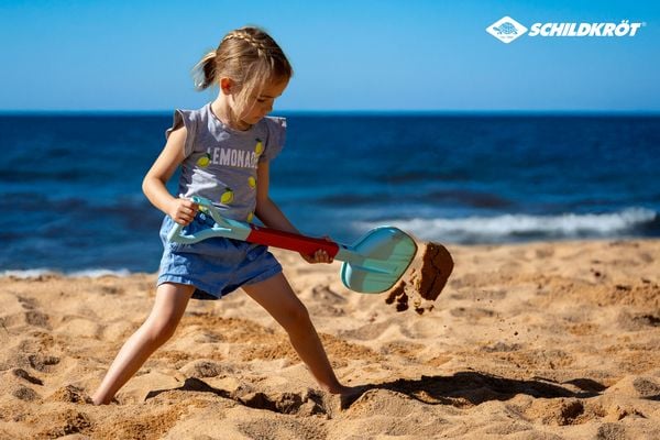Produktbild: Schildkr&ouml;t 970248 - BeachToy Set 2in1, Schaufel+Kescher, ausziehbar, Shovel Fishing Net, Strandspielzeug