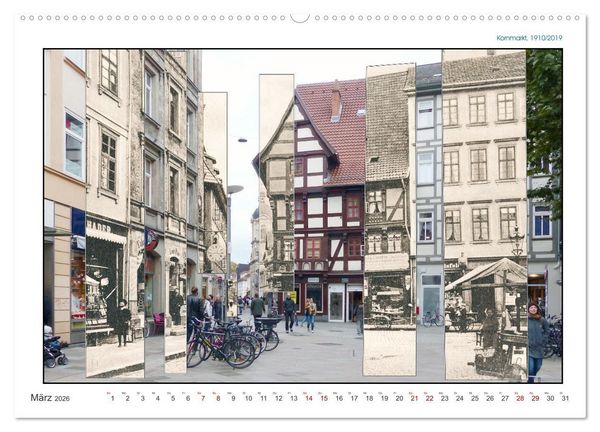 Produktbild: G&ouml;ttingen, Photographische ZEIT-SCHNITTE (hochwertiger Premium Wandkalender 2026 DIN A2 quer), Kunstdruck in Hochglanz