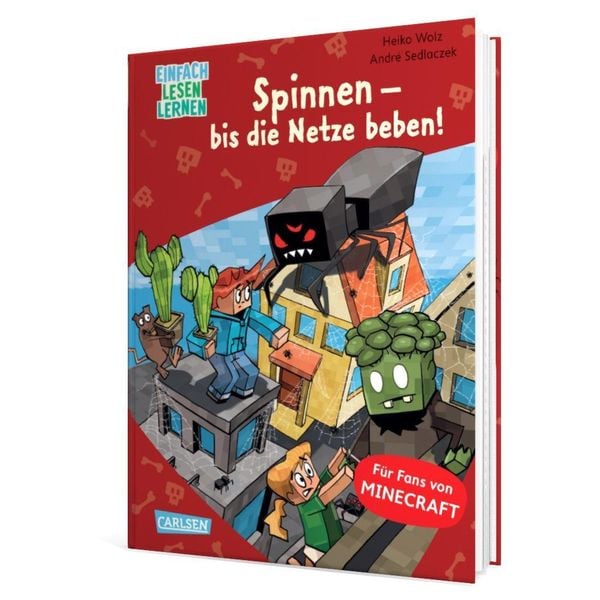 Produktbild: Minecraft 8: Spinnen &ndash; bis die Netze beben!
