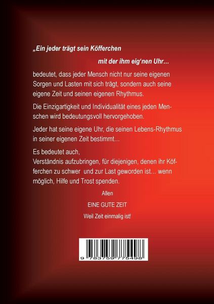 Produktbild: Ein Jeder tr&auml;gt sein K&ouml;fferchen... mit der ihm eig'nen Uhr...