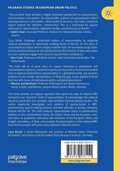 Produktbild: European Representation in EU National Parliaments