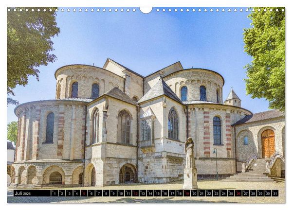Produktbild: Kirchen in K&ouml;ln - Heilige St&auml;tten und imposante Bauten (Wandkalender 2026 DIN A3 quer), CALVENDO Monatskalender