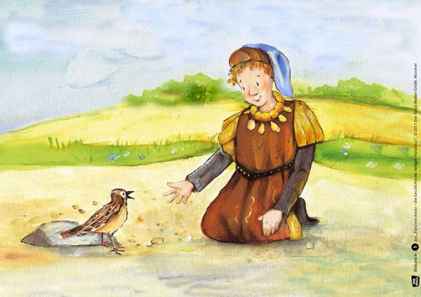 Produktbild: Franz von Assisi - Die Geschichte des heiligen Franziskus. Kamishibai Bildkartenset.