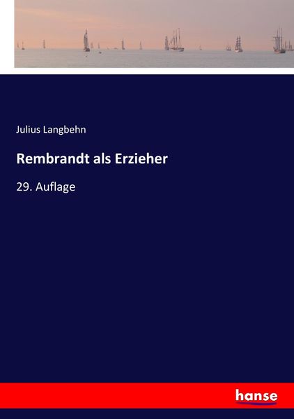 Produktbild: Rembrandt als Erzieher