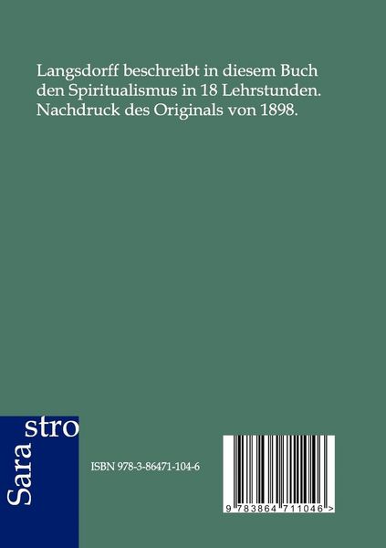 Produktbild: Das Ganze des Spiritualismus