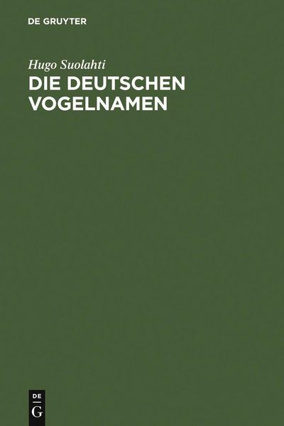 Produktbild: Die deutschen Vogelnamen