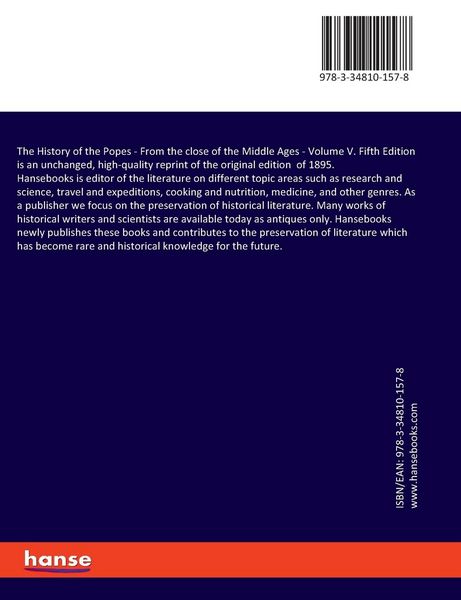 Produktbild: The History of the Popes
