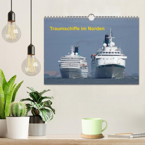 Produktbild: Traumschiffe im Norden (Wandkalender 2026 DIN A4 quer), CALVENDO Monatskalender