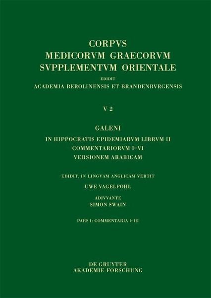 Produktbild: Galeni In Hippocratis Epidemiarum librum II Commentariorum I-III versio Arabica