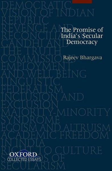 Produktbild: The Promise of India's Secular Democracy
