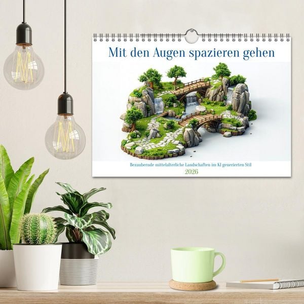 Produktbild: Mit den Augen spazieren gehen (Wandkalender 2026 DIN A4 quer), CALVENDO Monatskalender