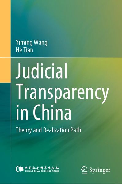 Produktbild: Judicial Transparency in China