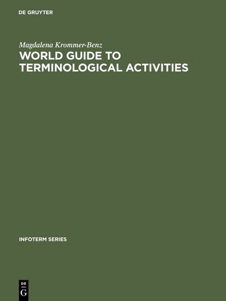 Produktbild: World guide to terminological activities