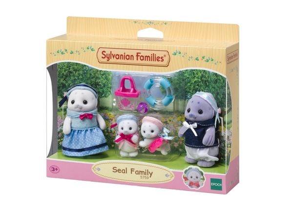 Produktbild: Sylvanian Families 5759 - Seal Family, Robben Familie