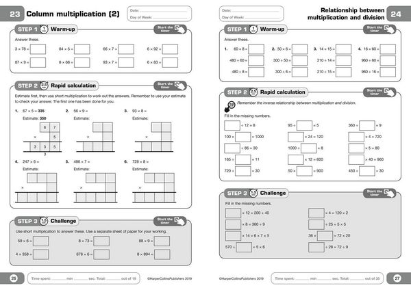 Produktbild: Letts 5-Minute Maths Mastery Age 8-9