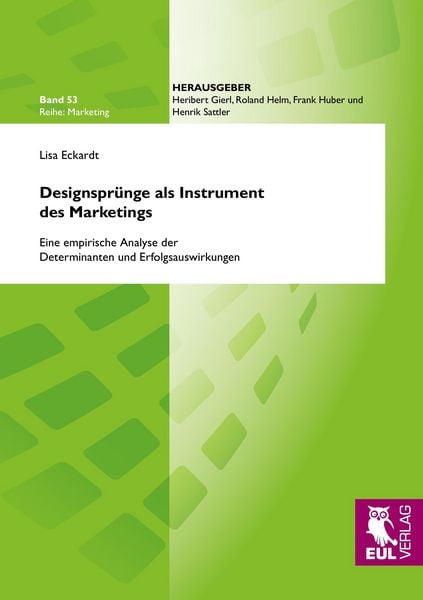 Produktbild: Designspr&uuml;nge als Instrument des Marketings