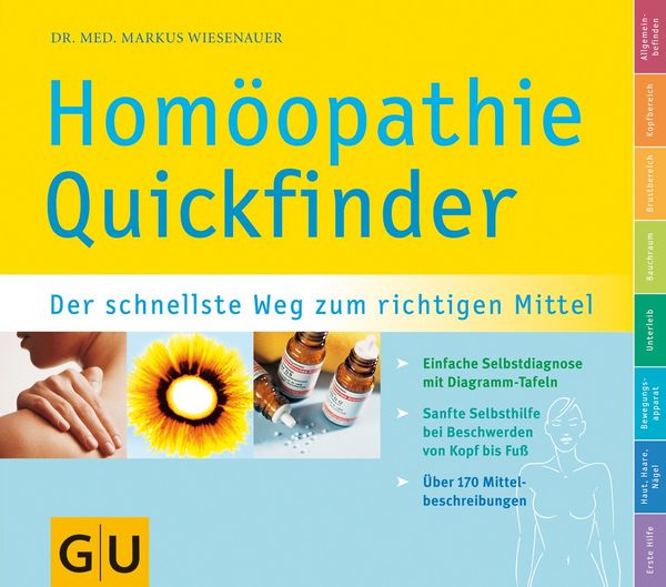 Quickfinder Homöopathie, Paperback von Markus Wiesenauer, Gräfe und Unzer Verlag GmbH