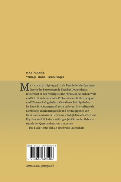 Produktbild: Vortr&auml;ge Reden Erinnerungen