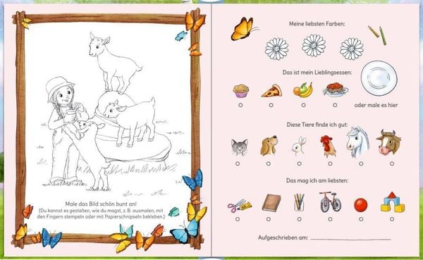 Produktbild: Coppenrath - Freundebuch: Meine liebsten Tiere - Meine Kindergartenfreunde
