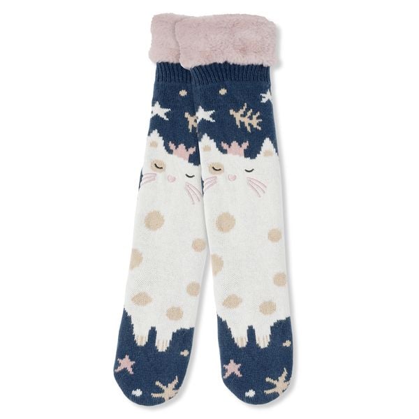 Produktbild: Lesesocken Katze bei Nacht, Gr.36-41