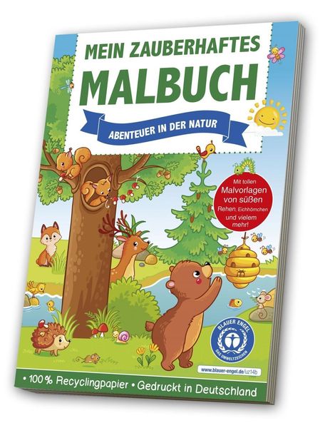 Produktbild: Zauberhaftes Malbuch: Abenteuer in der Natur