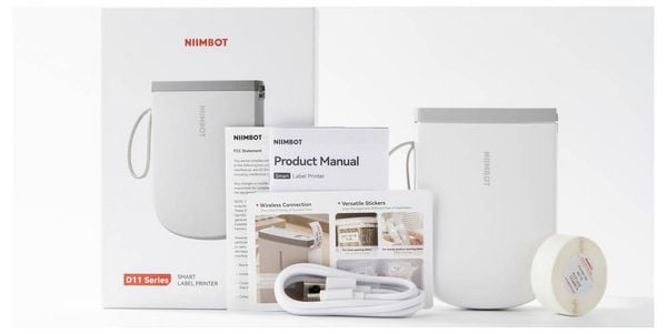 Produktbild: NIIMBOT D11_H Portable thermal label printer Etikettendrucker Thermodirekt 300 x 300 dpi Etikettenbreite (max.): 15 mm USB, Bluetooth&reg;