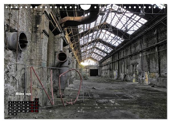 Produktbild: Verlassene Orte - Lost Places (Wandkalender 2026 DIN A4 quer), CALVENDO Monatskalender