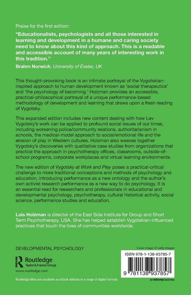 Produktbild: Vygotsky at Work and Play