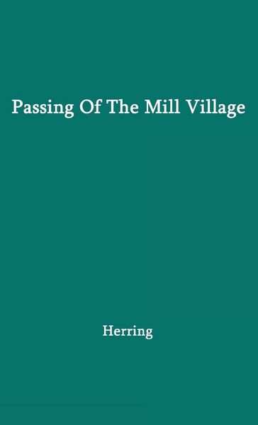 Produktbild: Passing of the Mill Village