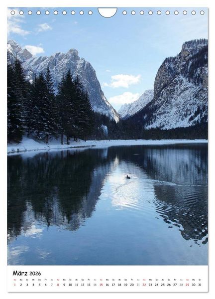Produktbild: Bergseen S&uuml;dtirols (Wandkalender 2026 DIN A4 hoch), CALVENDO Monatskalender